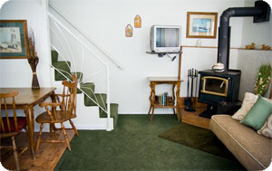 Wood-burning ovens available in some Cottages